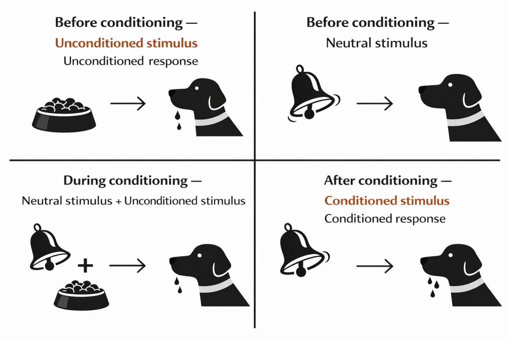 Classical conditioning pavlov reflex english